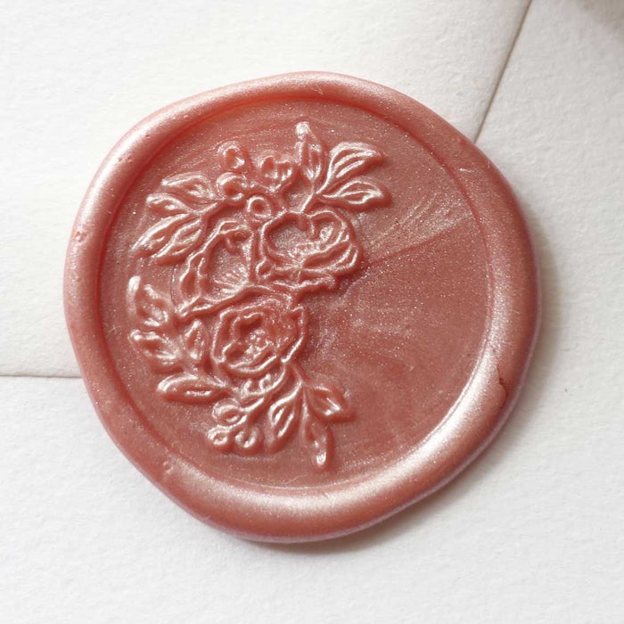 Half Garland wax seal stamp, wax seal kit or stamp head