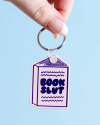 Book Slut Keychain - Reader, Literary