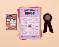 Movie Night Bingo - Scary Movie -  Halloween - Pop Culture