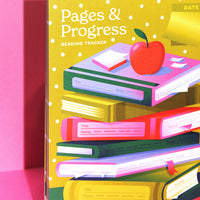 "Pages & Progress: Reading Tracker" Book Notepad (5x7)