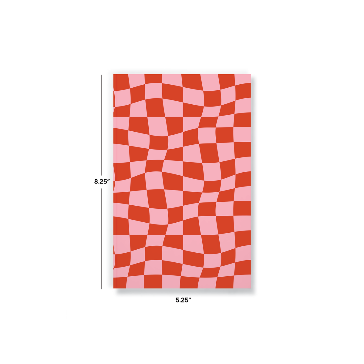 Wonky Checkers Classic Layflat Journal Notebook