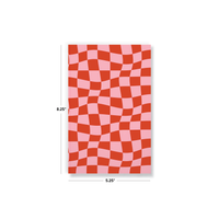 Wonky Checkers Classic Layflat Journal Notebook