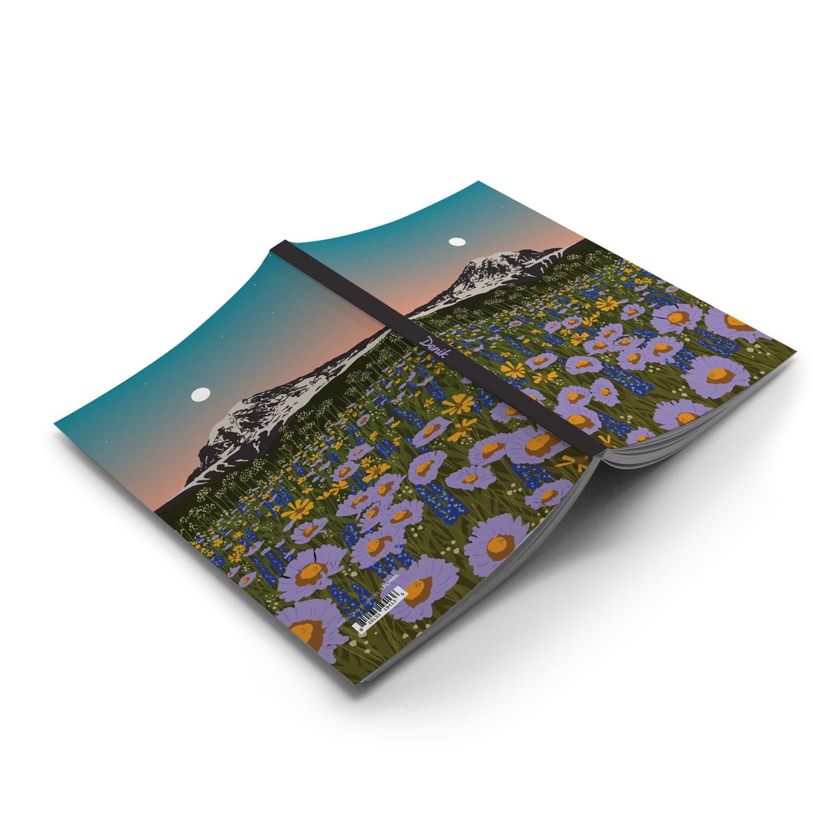 Mountain Flowers Classic Layflat Journal Notebook