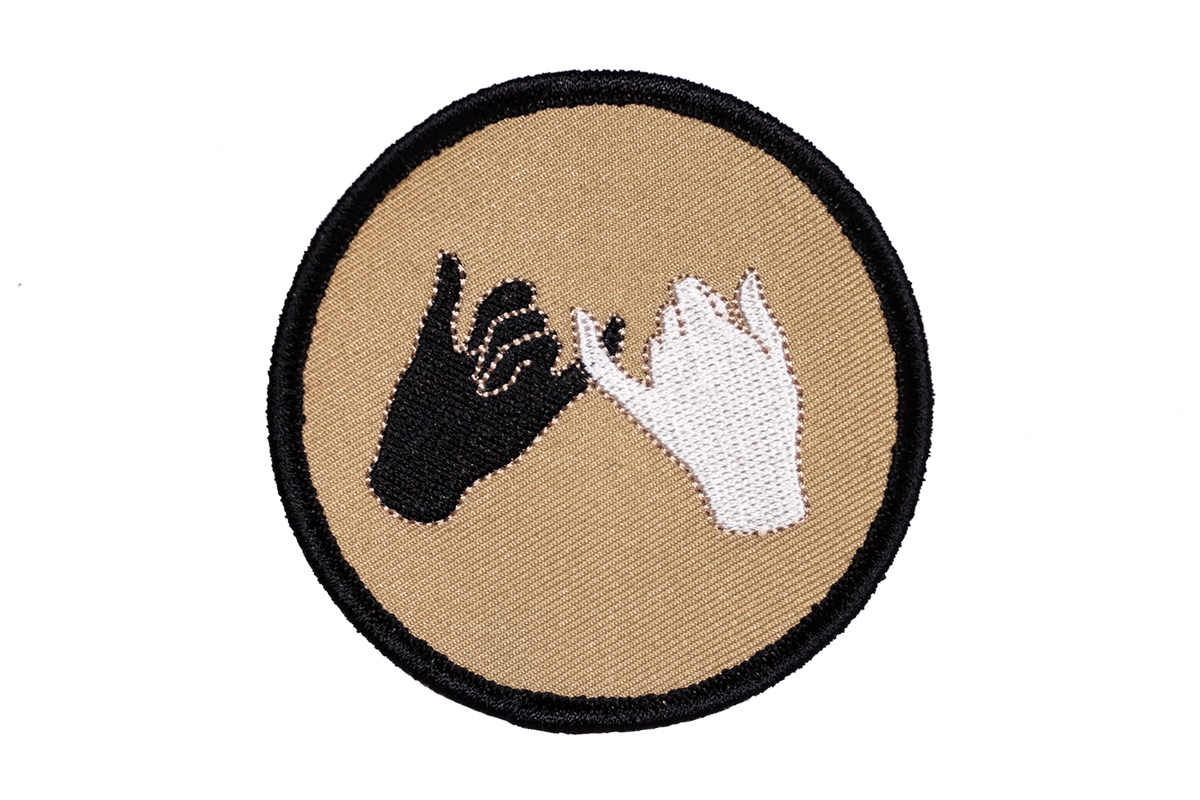 Pinky Swear Embroidered Patch