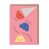 I Scream Anxiety Funny Everyday Card