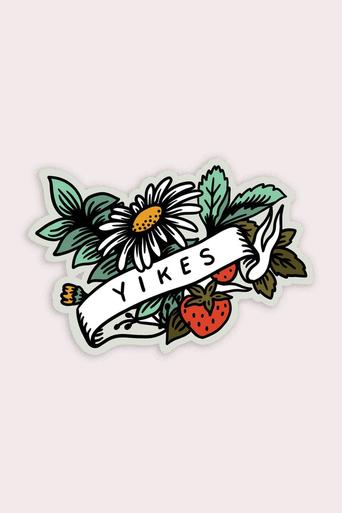 Yikes Vinyl Sticker