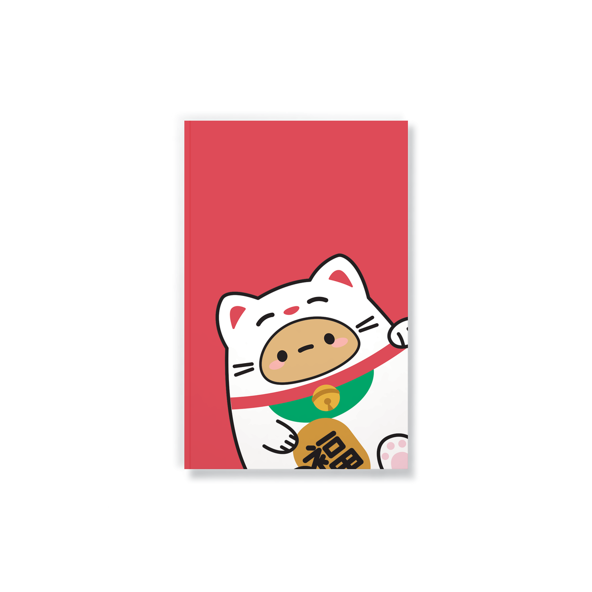 Smoko Lucky Cat Costume Layflat Journal Notebook