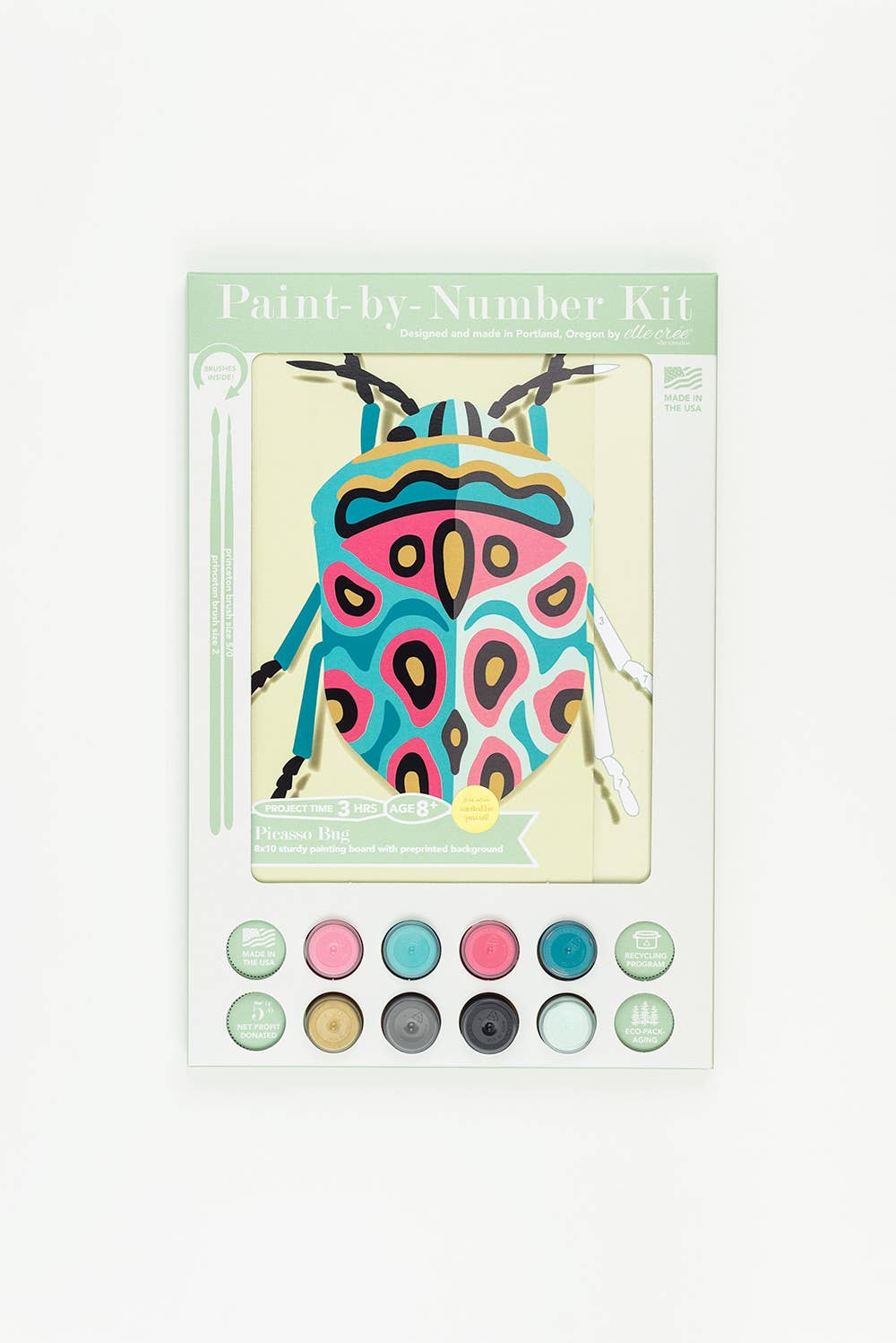 KIDS Picasso Bug Paint-by-Number Kit