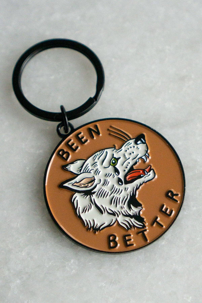 Been Better (Wolf) Keychain