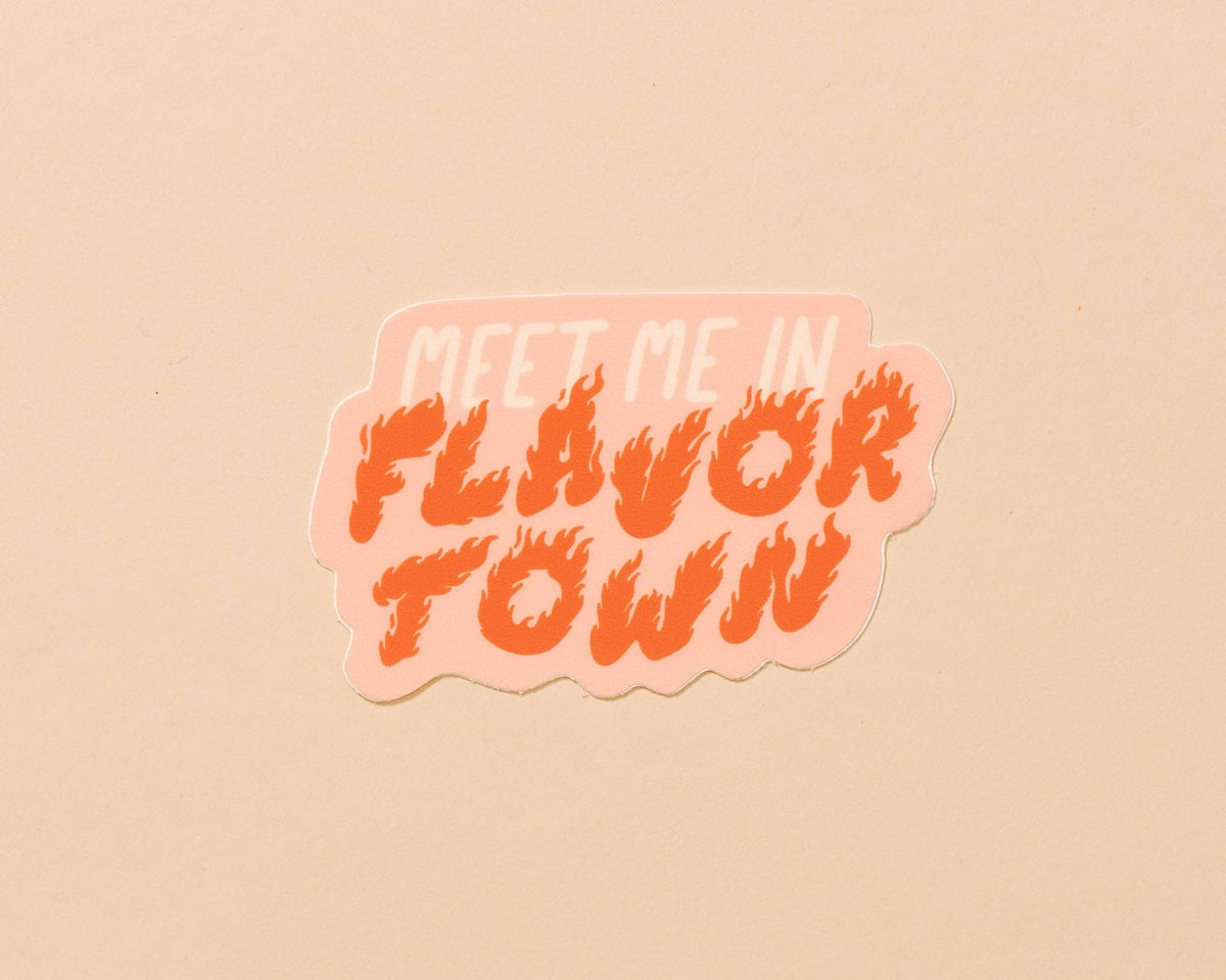 Meet Me in Flavortown Vinyl Sticker