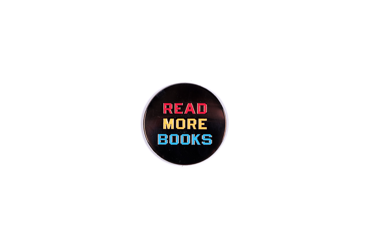 Read More Books Enamel Pin