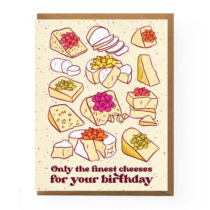 Cheese Birthday Card