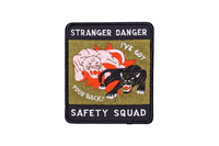 Stranger Danger Safety Squad Embroidered Patch