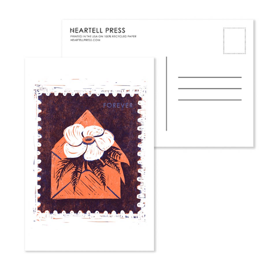 Postage Stamp Postcard