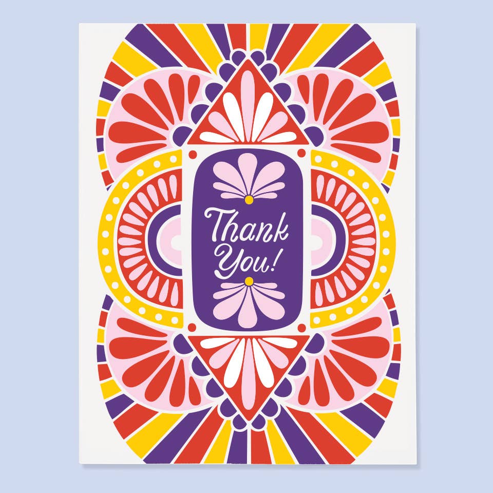 Deco Thank You Card