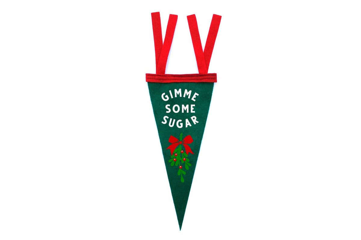 Gimme Some Sugar Mistletoe Mini Pennant