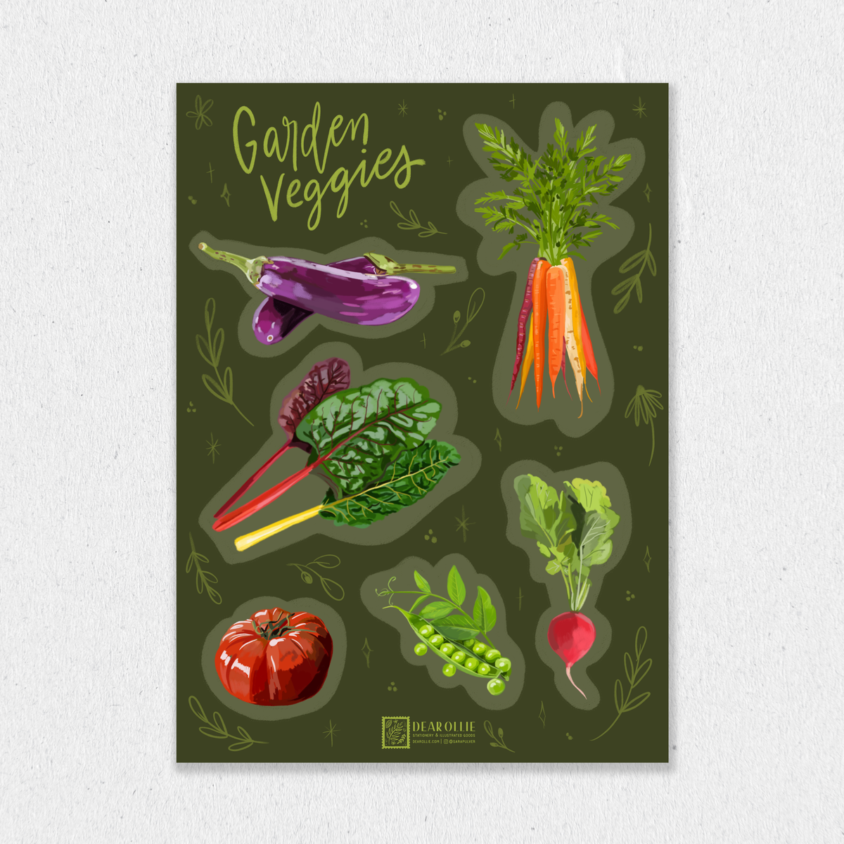 Veggie Sticker Sheet